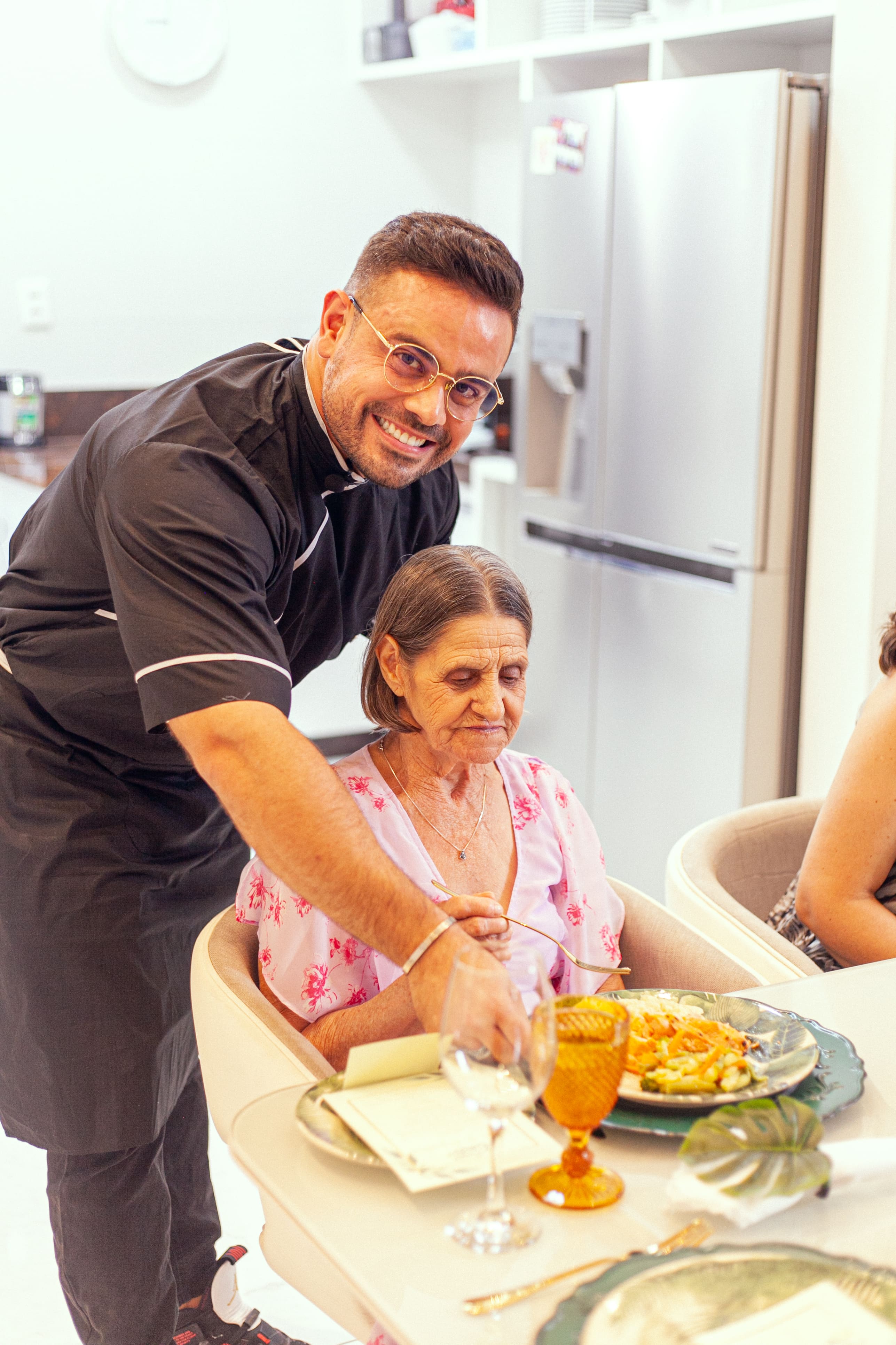 Marmitas Personal Chefs sendo servida